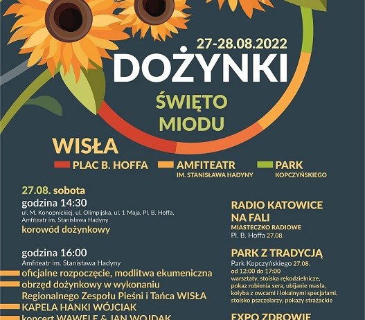 Wiślańskie Dożynki - plakat